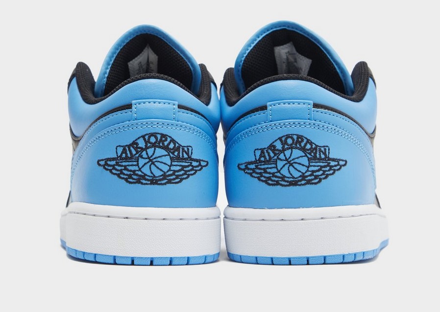 Buty sneakersy męskie AIR JORDAN 1 LOW 553558-041 Niebieski