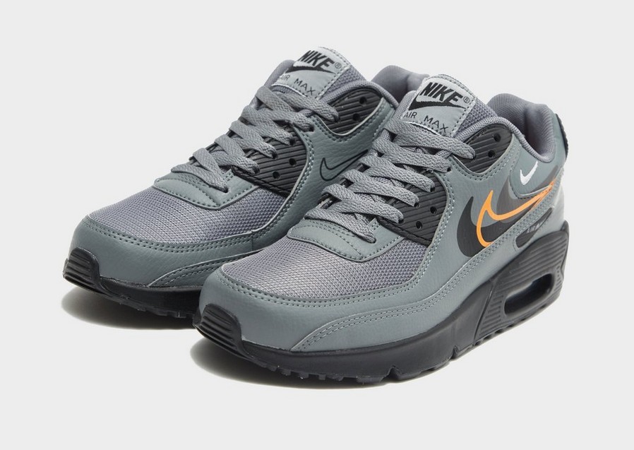 Buty sneakersy dla dzieci NIKE AIR MAX 90 NN GS FN7785-001 Szary