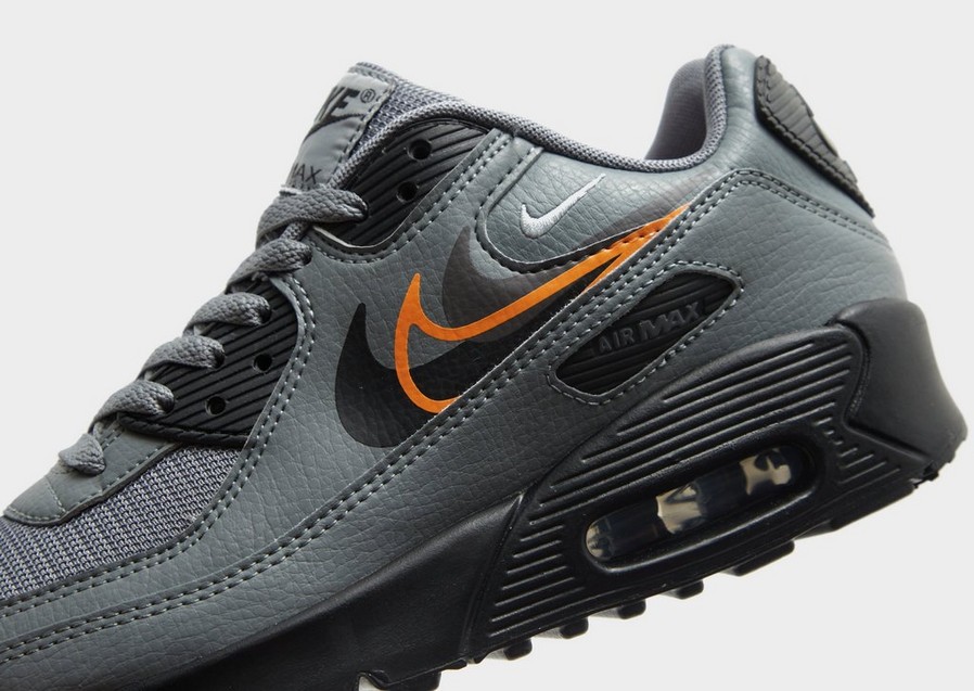 Buty sneakersy dla dzieci NIKE AIR MAX 90 NN GS FN7785-001 Szary
