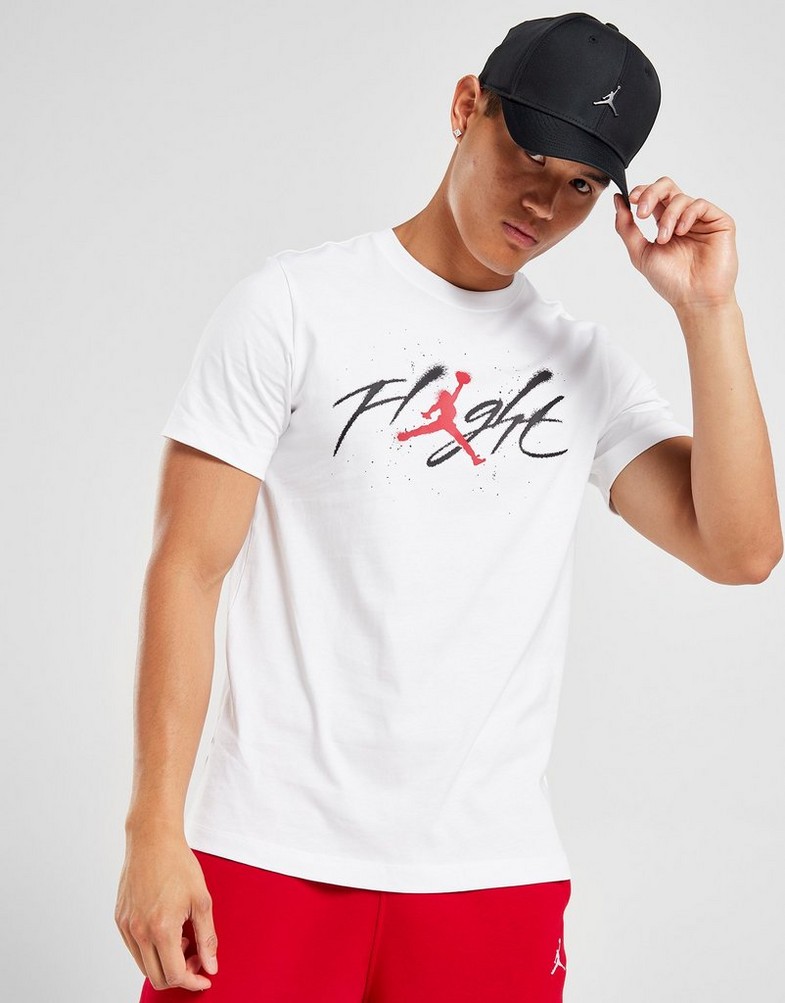 Koszulka, t-shirt męski T SHIRT M JORDAN BRAND GFX SS CREW2 FB7465-100 Biały