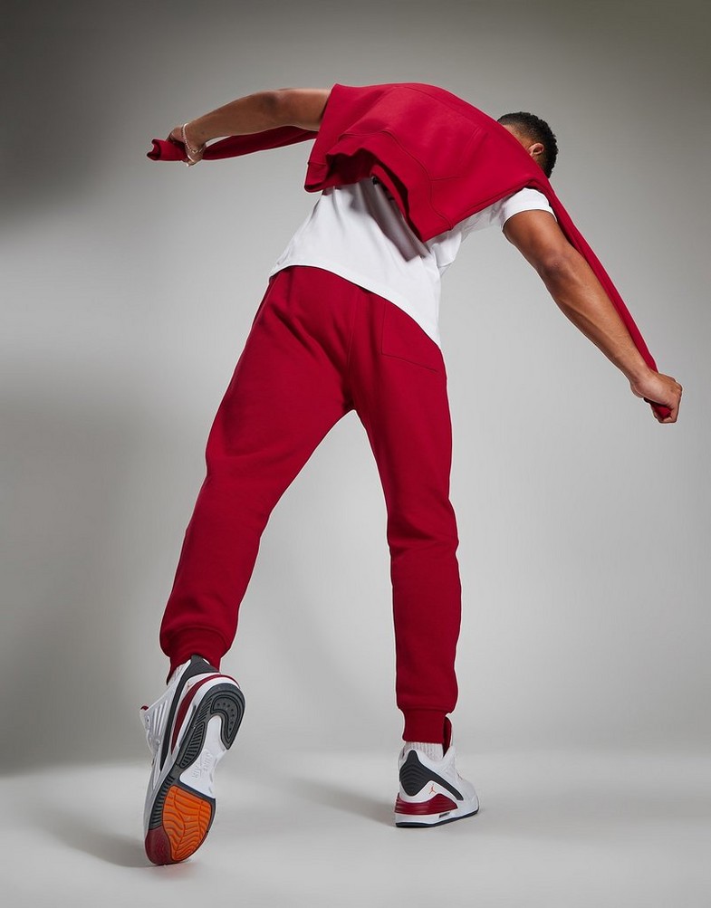 Pánské kalhoty JORDAN KALHOTY  M J ESS FLC PANT FJ7779-687 Červená