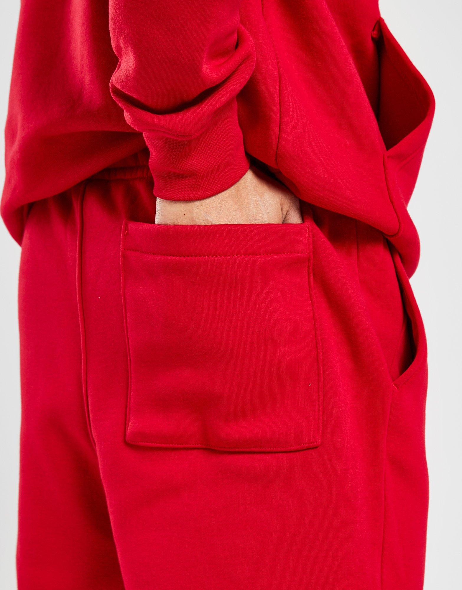 Pánské kalhoty JORDAN KALHOTY  M J ESS FLC PANT FJ7779-687 Červená