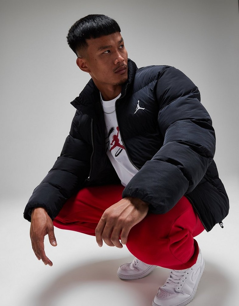 JORDAN КУРТКА ЗИМОВА M J ESS POLY PUFFER FB7331-010 Чорний
