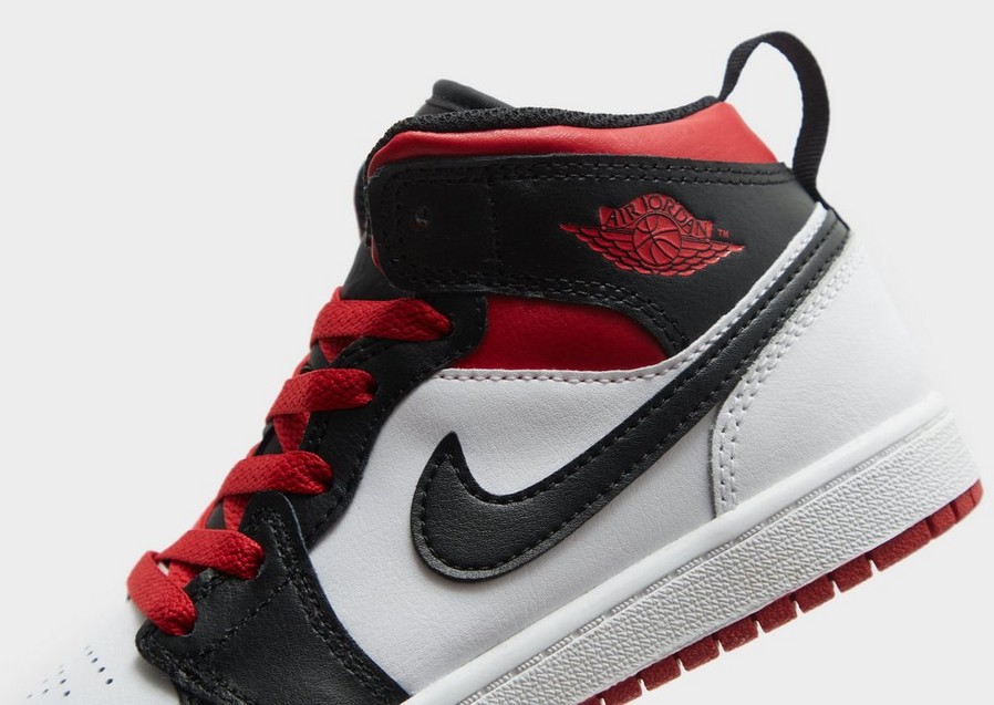 Kedai vaikams JORDAN 1 MID DQ8424-106 Balta