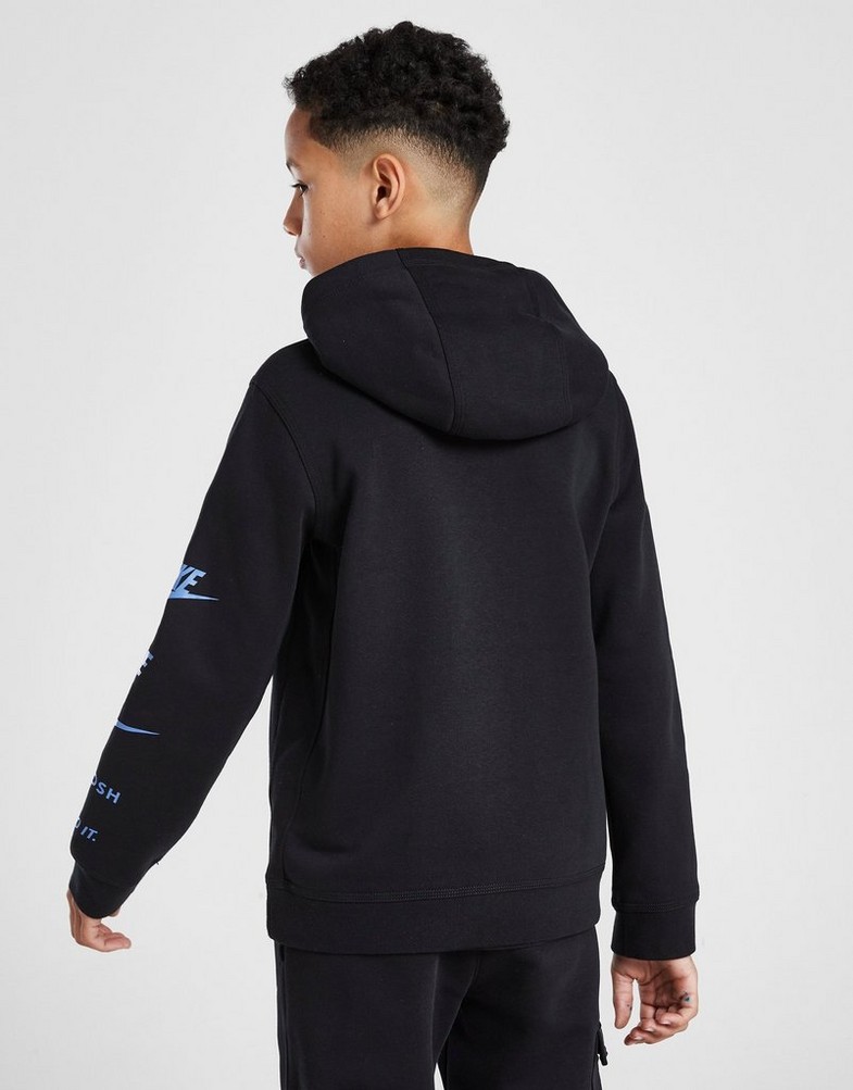 Gyerek pulóver NIKE PULÓVER KAPUCNIS B NSW SI FLC PO HOODIE BB FN7724-010 Fekete