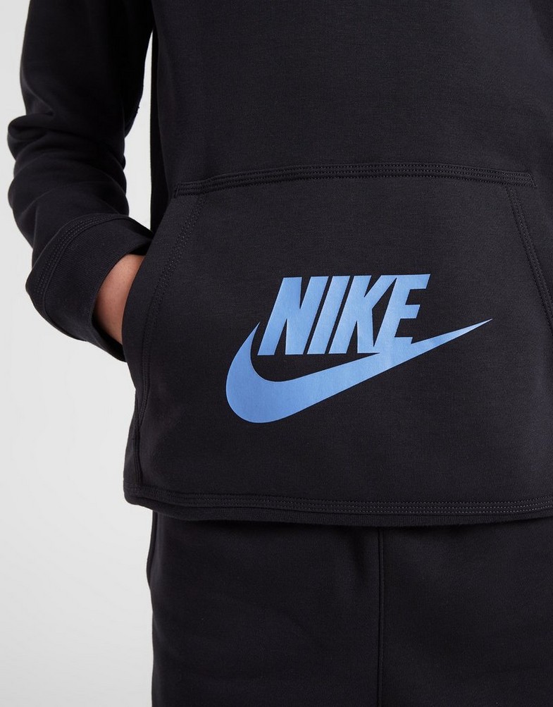 Gyerek pulóver NIKE PULÓVER KAPUCNIS B NSW SI FLC PO HOODIE BB FN7724-010 Fekete
