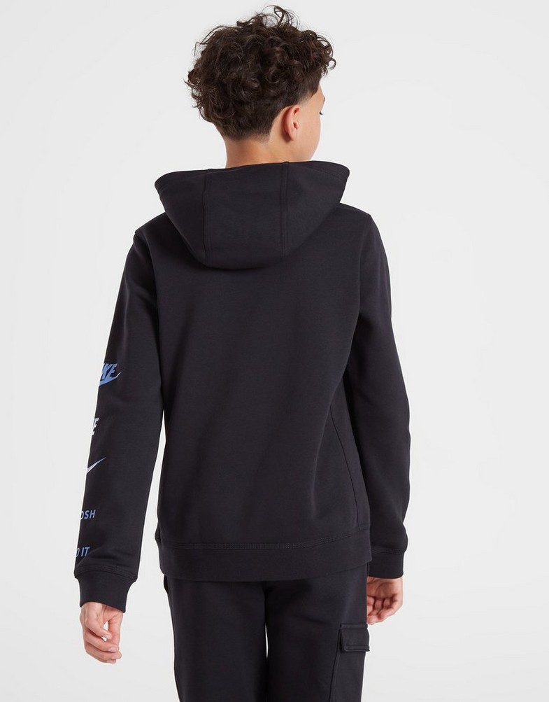 Gyerek pulóver NIKE PULÓVER KAPUCNIS B NSW SI FLC PO HOODIE BB FN7724-010 Fekete