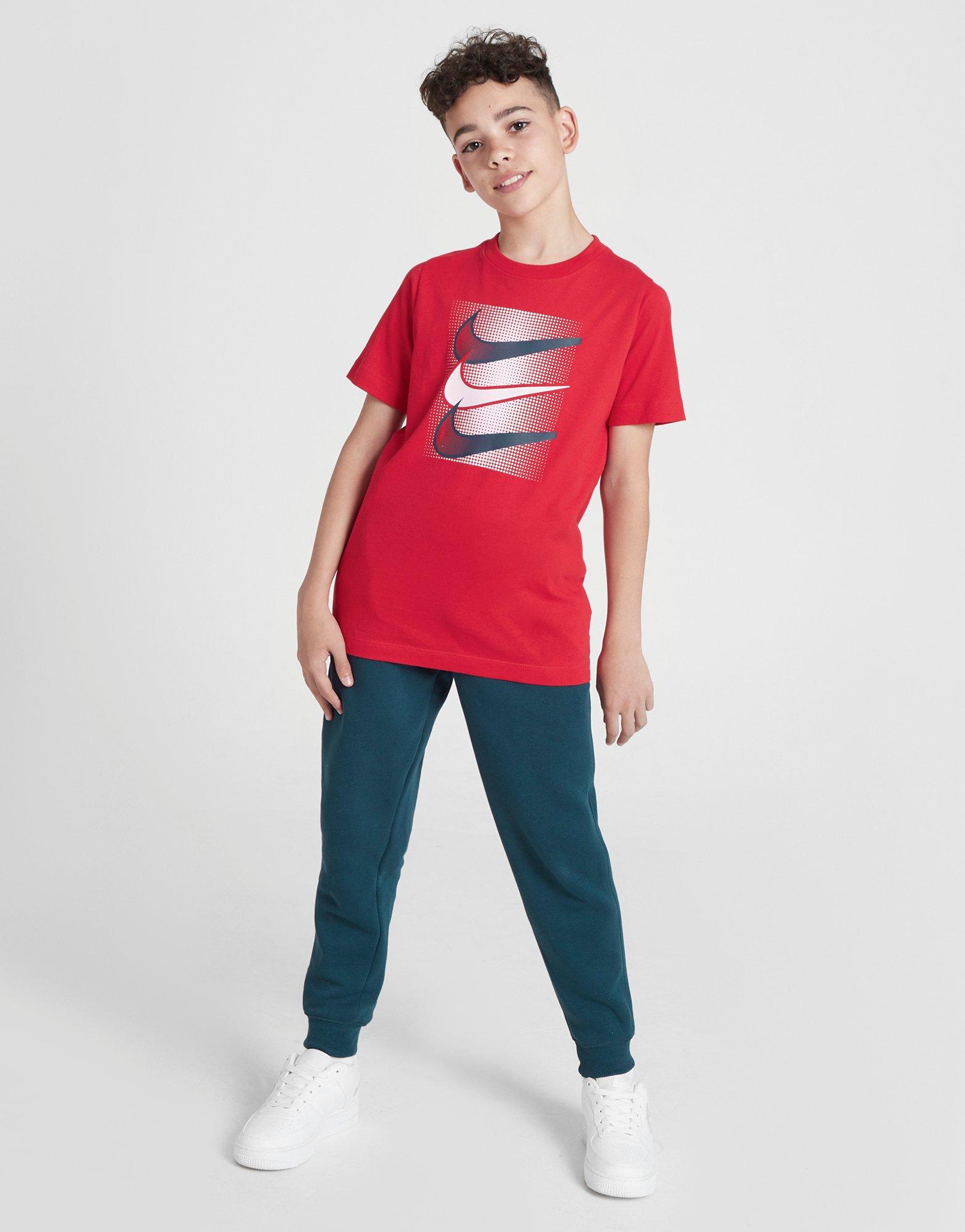 Dječji T-shirt NIKE T-SHIRT U NSW TEE CORE BRANDMARK 4 B DX9525-657 crvena