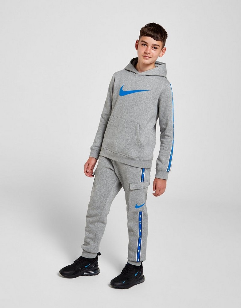 Дитячі штани NIKE ШТАНИ B NSW REPEAT SW FLC CARGO PANT FD0310-064 Сірий