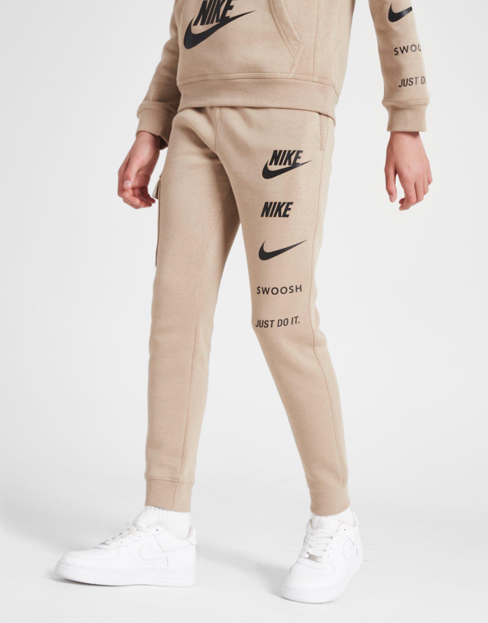 Vaikiškos kelnės NIKE KELNĖS B NSW SI FLC CARGO PANT BB FN7712-247 Rusvai žalsva