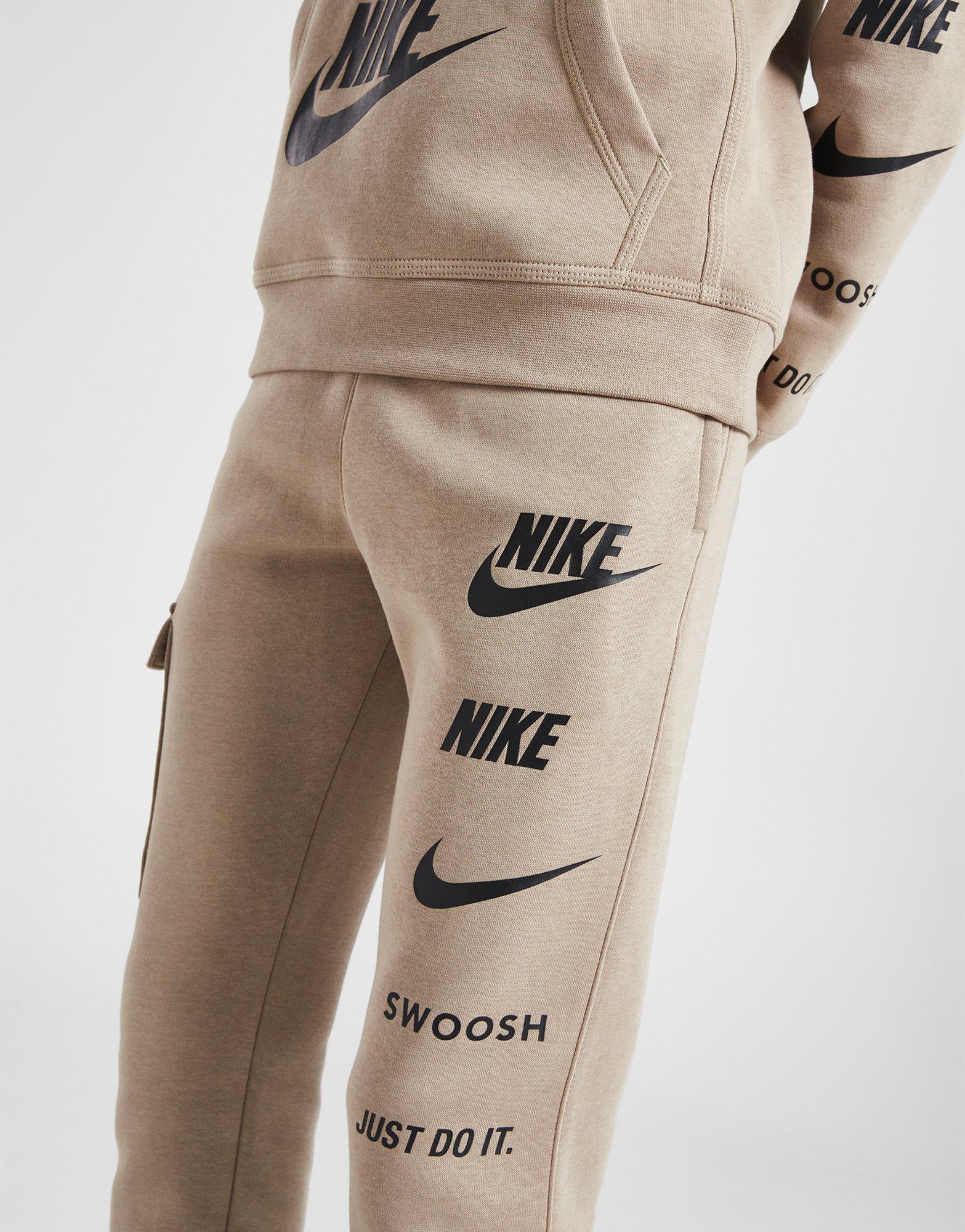 Vaikiškos kelnės NIKE KELNĖS B NSW SI FLC CARGO PANT BB FN7712-247 Rusvai žalsva