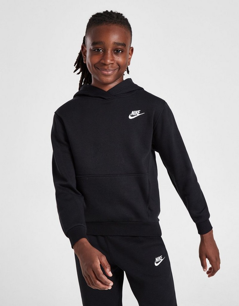 NIKE BLUZA Z KAPTUREM K NSW CLUB U FD3000-010 Czarny
