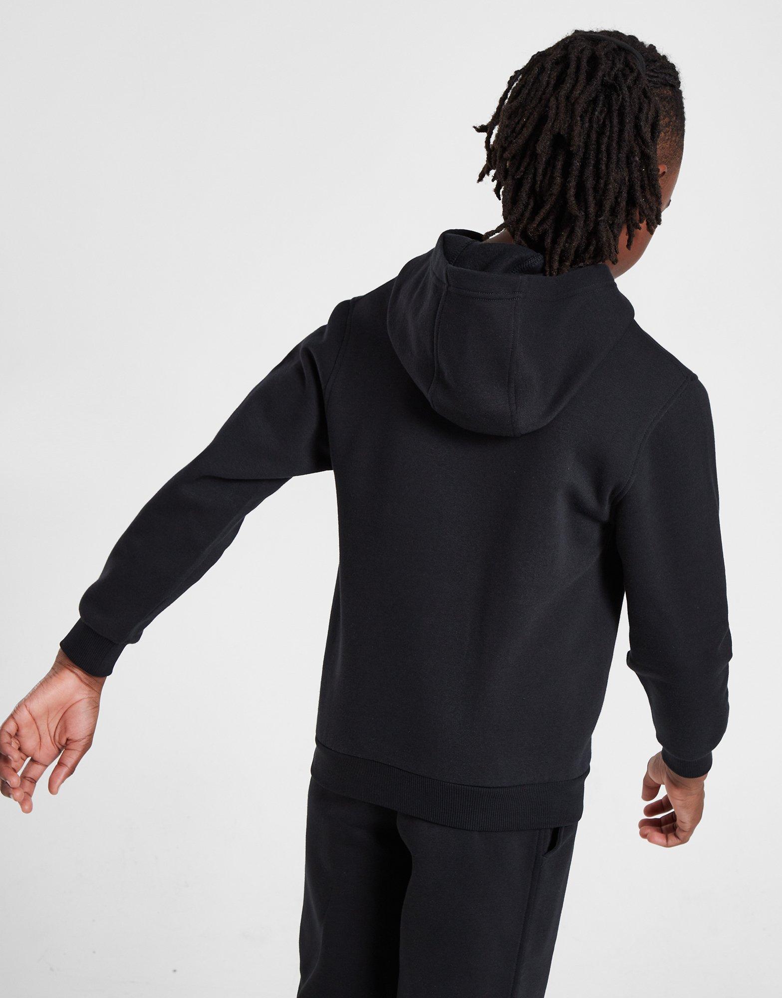 NIKE BLUZĂ CU GLUGĂ K NSW CLUB U FD3000-010 Negru