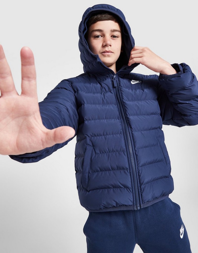 NIKE КУРТКА ЗИМОВА K NSW LOW SYNFL HD U FD2845-410 Темно-синій