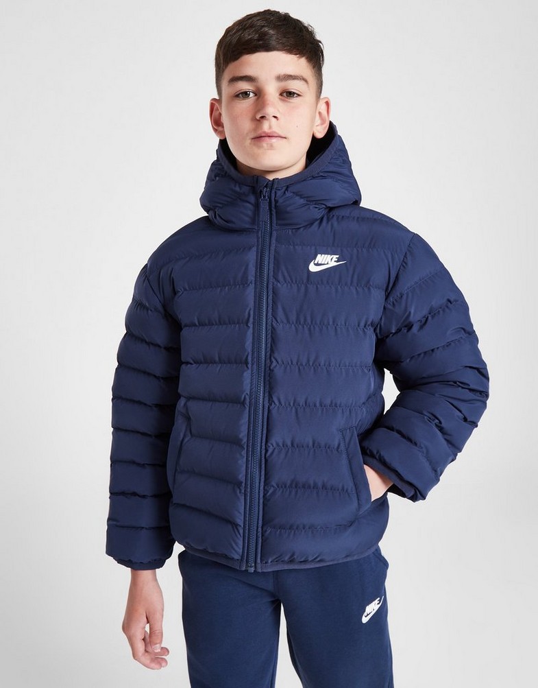 NIKE КУРТКА ЗИМОВА K NSW LOW SYNFL HD U FD2845-410 Темно-синій