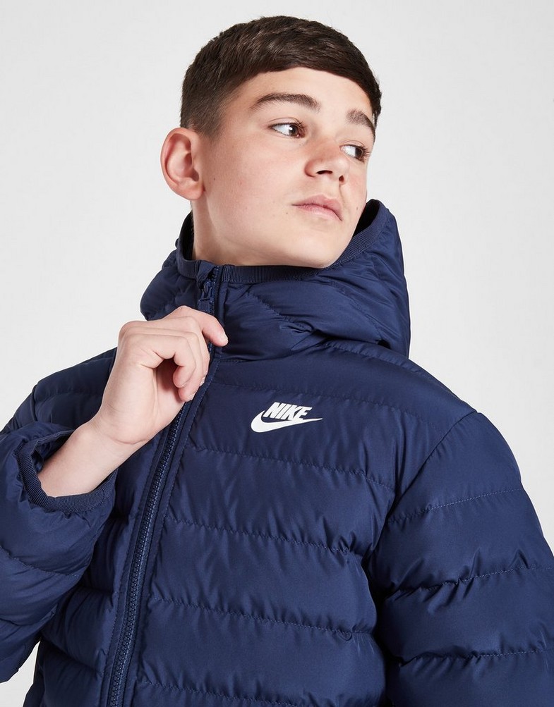 NIKE КУРТКА ЗИМОВА K NSW LOW SYNFL HD U FD2845-410 Темно-синій