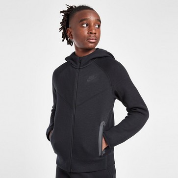Hanorac pentru copii NIKE BLUZĂ CU GLUGĂ NSW TECH FLC FZ B