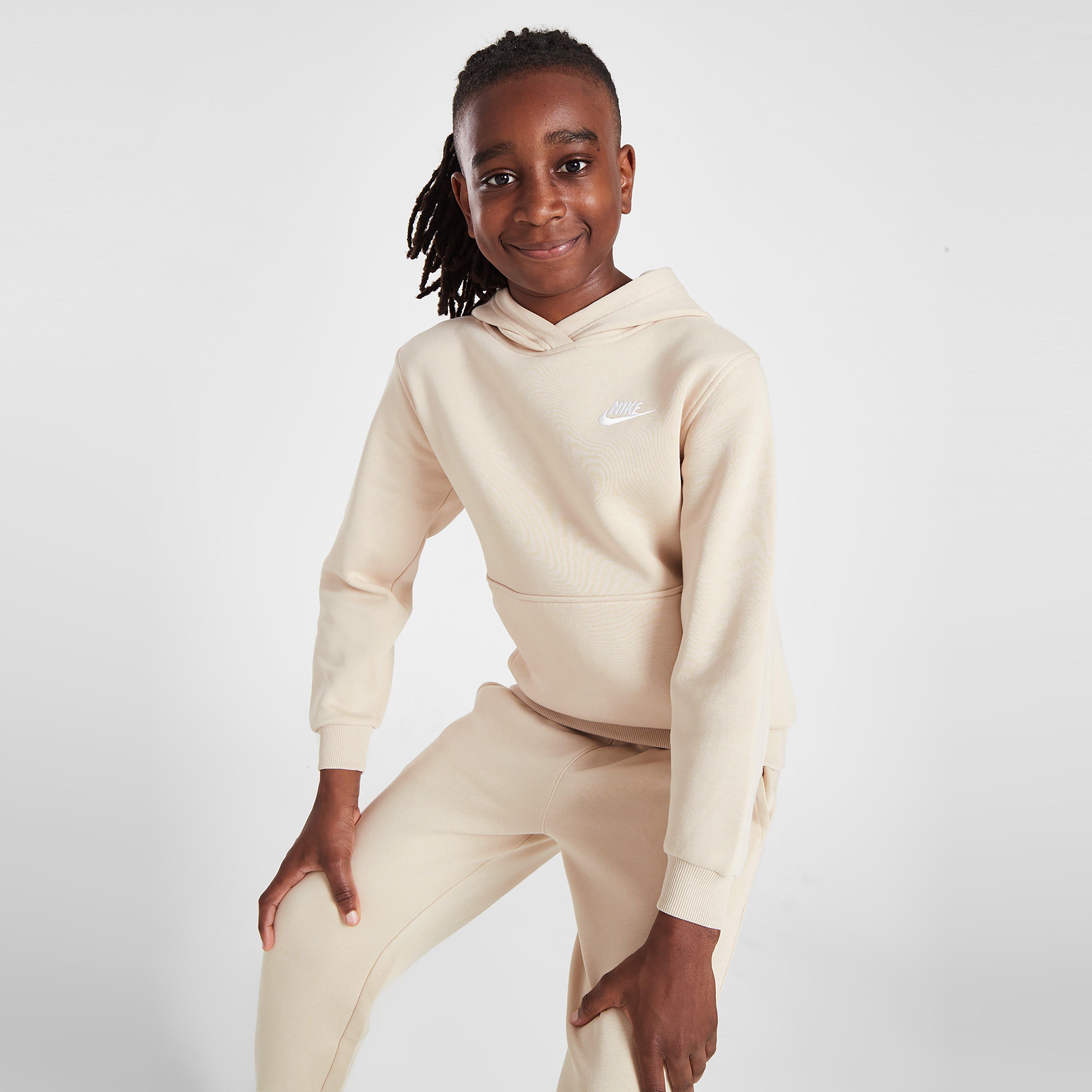 Hanorac pentru copii NIKE BLUZĂ CU GLUGĂ K NSW CLUB FLC HDY BOY