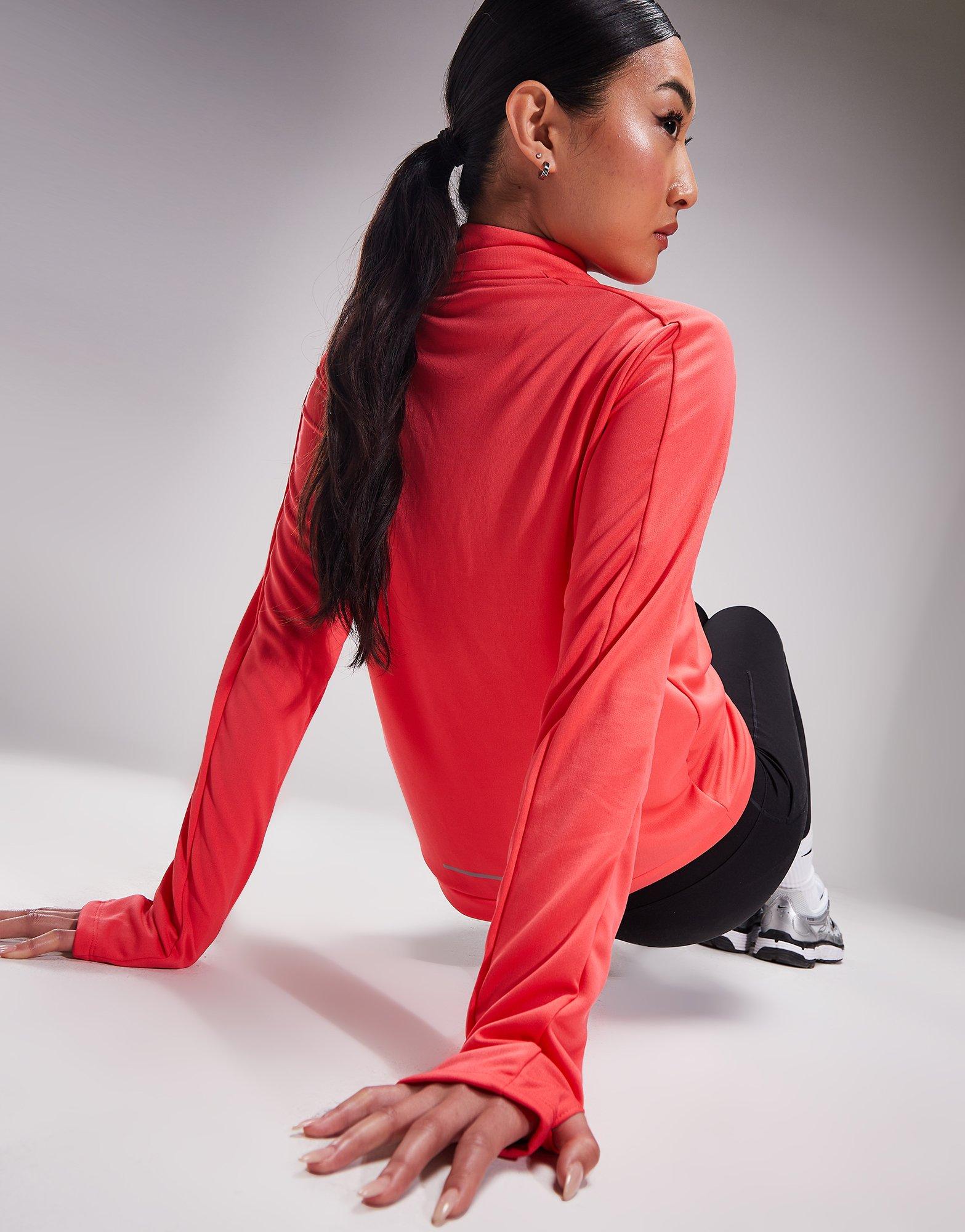 Дамска блуза NIKE СУИТЧЪР СЪС ЗАКОПЧАВАНЕ W NK DF PACER HZ DQ6377-850 Червен