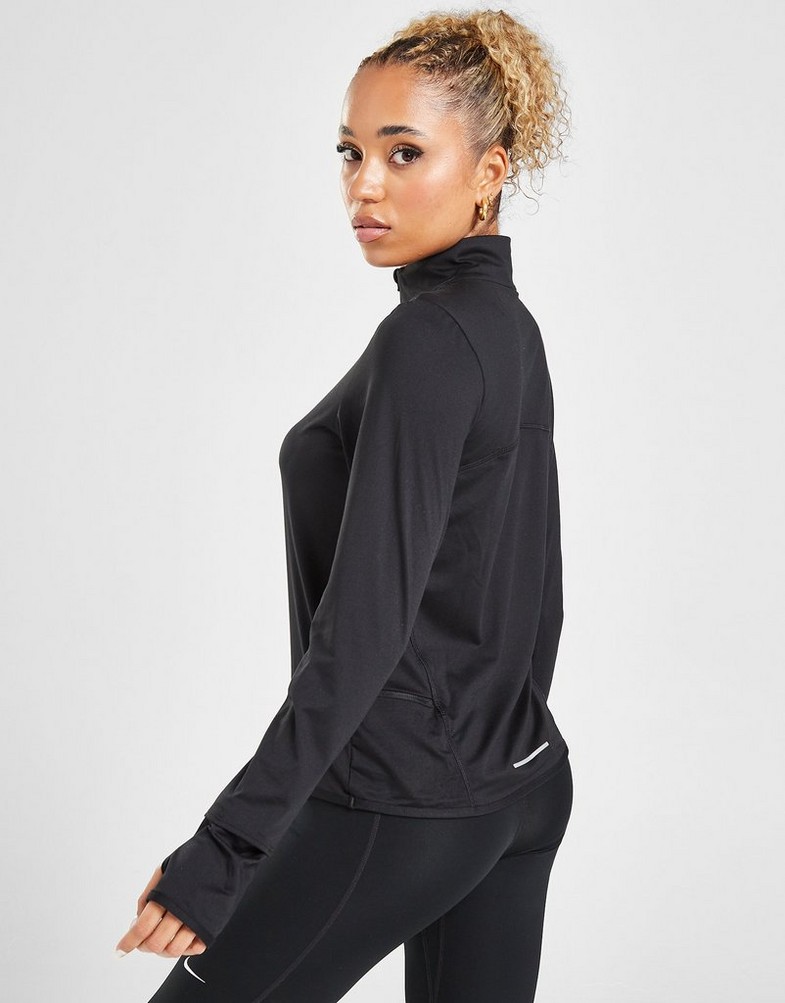 Жіночі кофти NIKE КОФТА NK SWIFT ELMNT DF UV HZ ТОП FB4316-010 Чорний