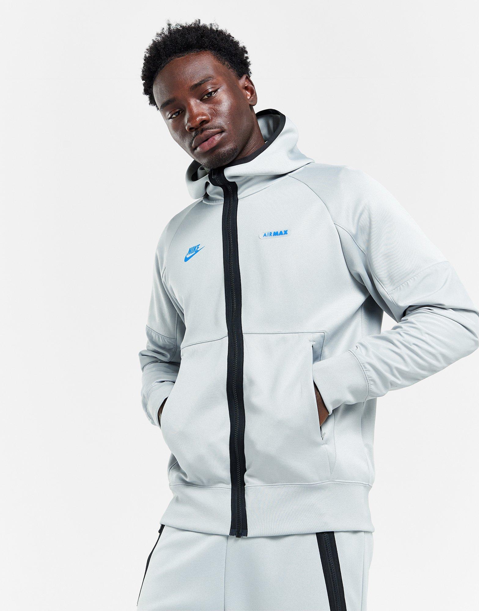 Мъжка блуза NIKE СУИТЧЪР СЪС ЗАКОПЧАВАНЕ С   КАЧУЛКА M NSW AIRMAX PK FZ FN0238-077 Сив