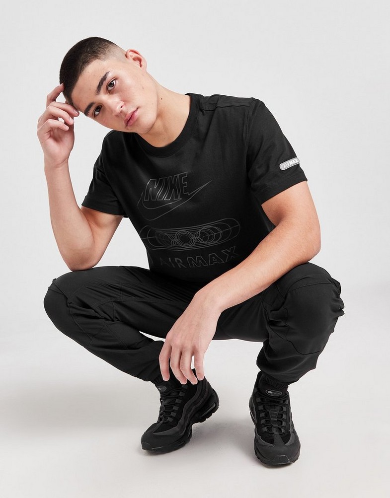 Pánske tričko NIKE TRIČKO M NSW AIR MAX SS TEE FN0241-010 Čierna