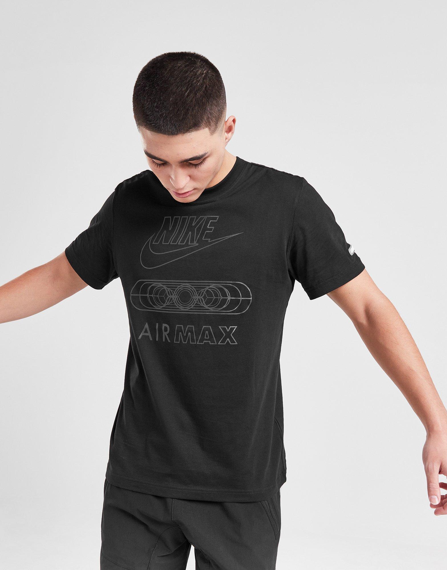 Vyriški marškiniai NIKE MARŠKINĖLIAI M NSW AIR MAX SS TEE FN0241-010 Juoda