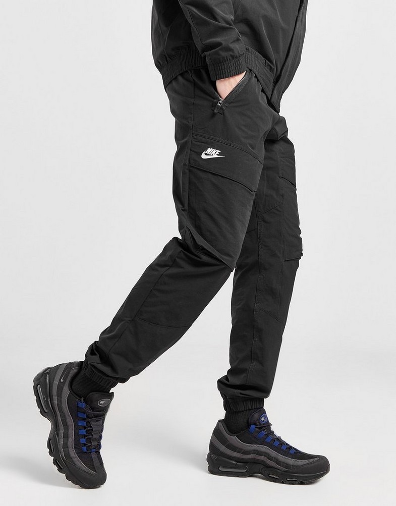 NIKE SPODNIE M NSW AIR MAX WVN CARGO PANT FN0242-010 Czarny