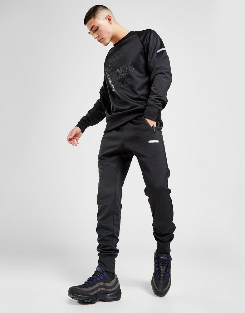NIKE SPODNIE M NSW AIR MAX PK JOGGER FN0239-010 Czarny