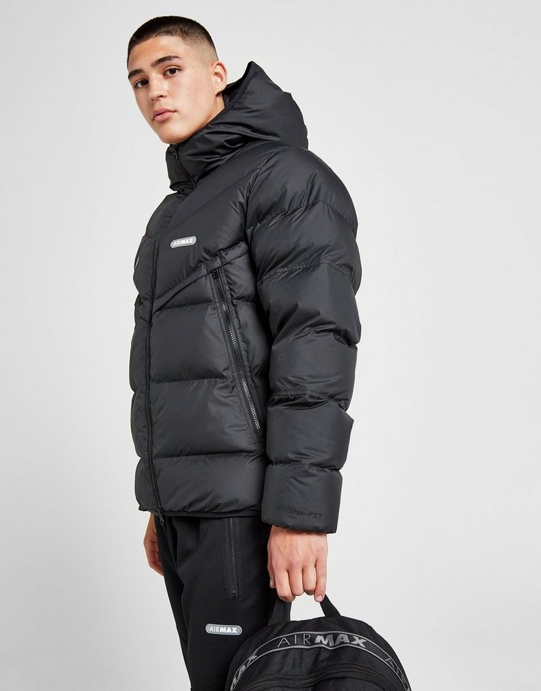 Férfi kabát NIKE KABÁT TÉLI M NSW SF WR PL-FLD AIR MAX JKT FN0244-010 Fekete