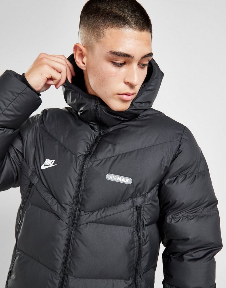 Férfi kabát NIKE KABÁT TÉLI M NSW SF WR PL-FLD AIR MAX JKT FN0244-010 Fekete