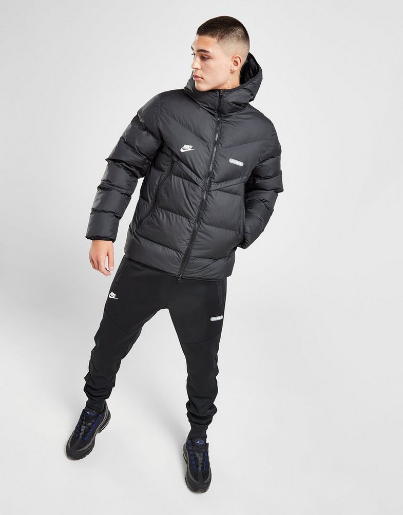 Férfi kabát NIKE KABÁT TÉLI M NSW SF WR PL-FLD AIR MAX JKT FN0244-010 Fekete