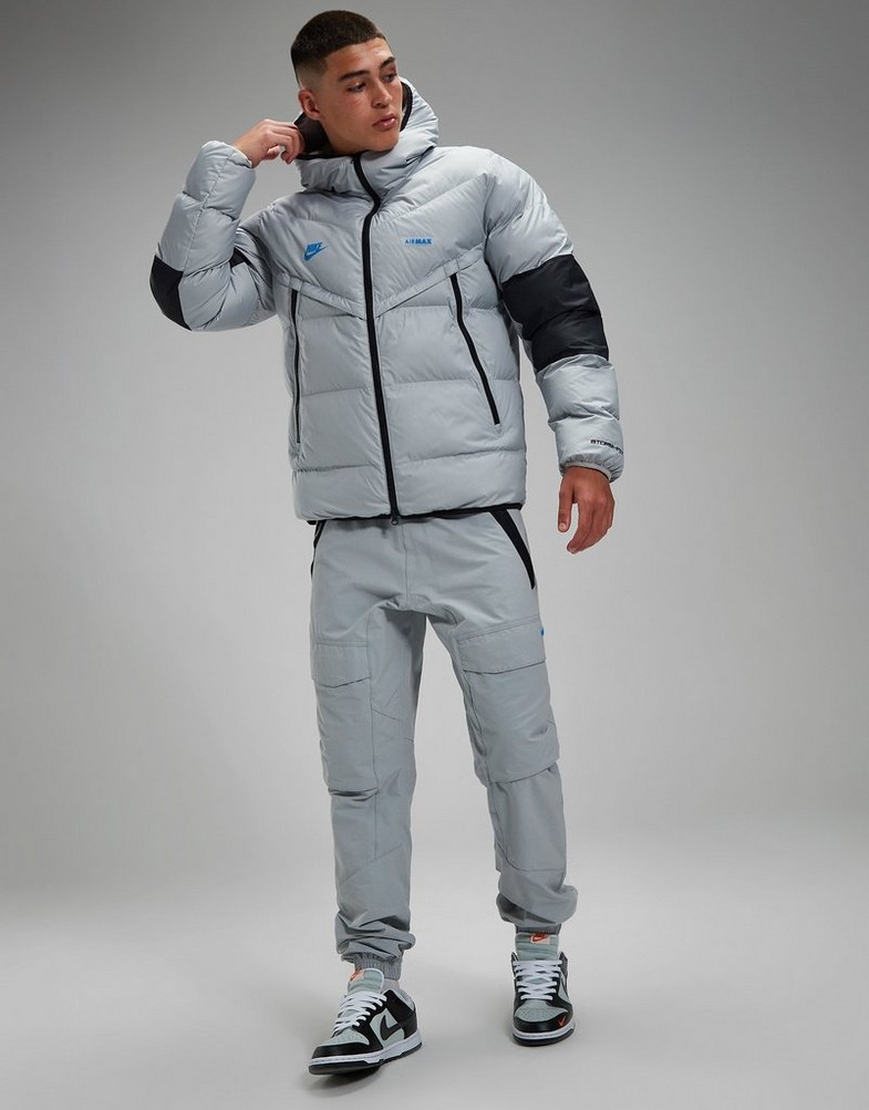 NIKE КУРТКА ЗИМОВА M NSW SF WR PL-FLD AIR MAX JKT FN0244-077 Сірий