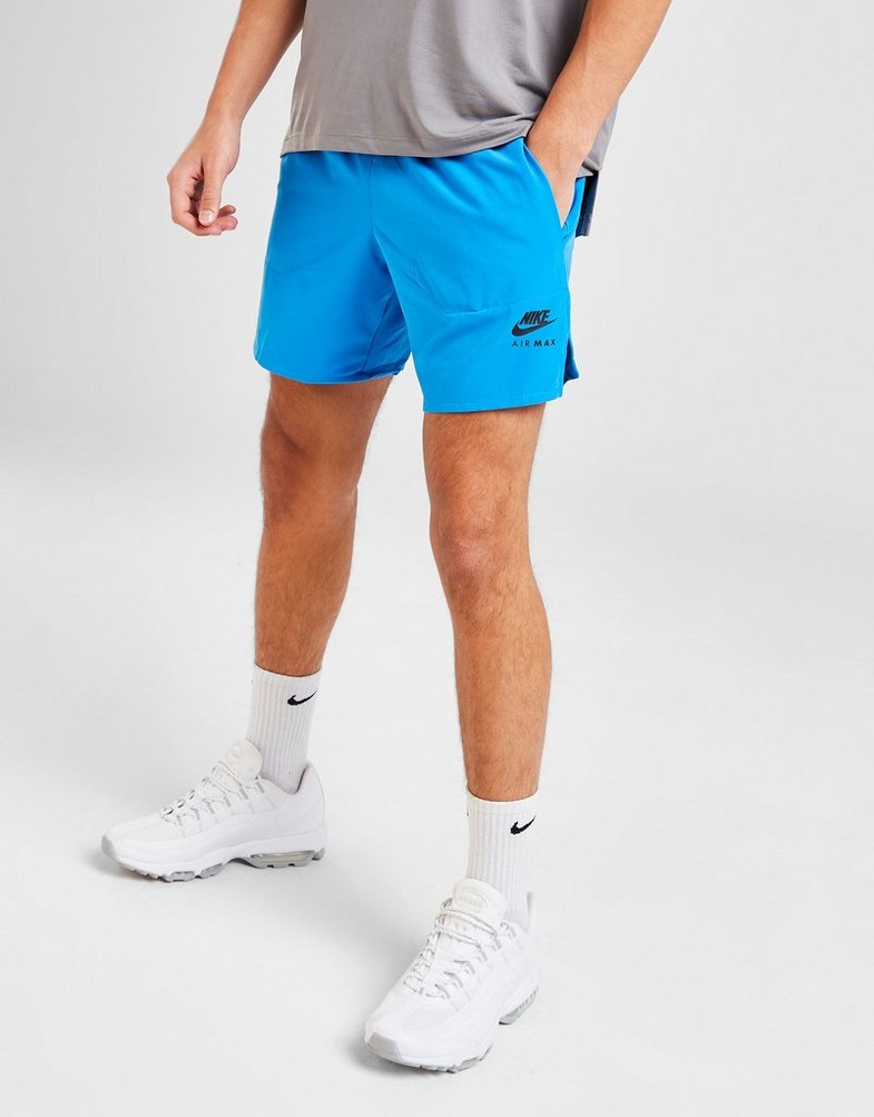 Krótkie spodenki, szorty męskie NIKE SZORTY M NSW AIR MAX TC ST WV SHORTS FB2493-406 Niebieski