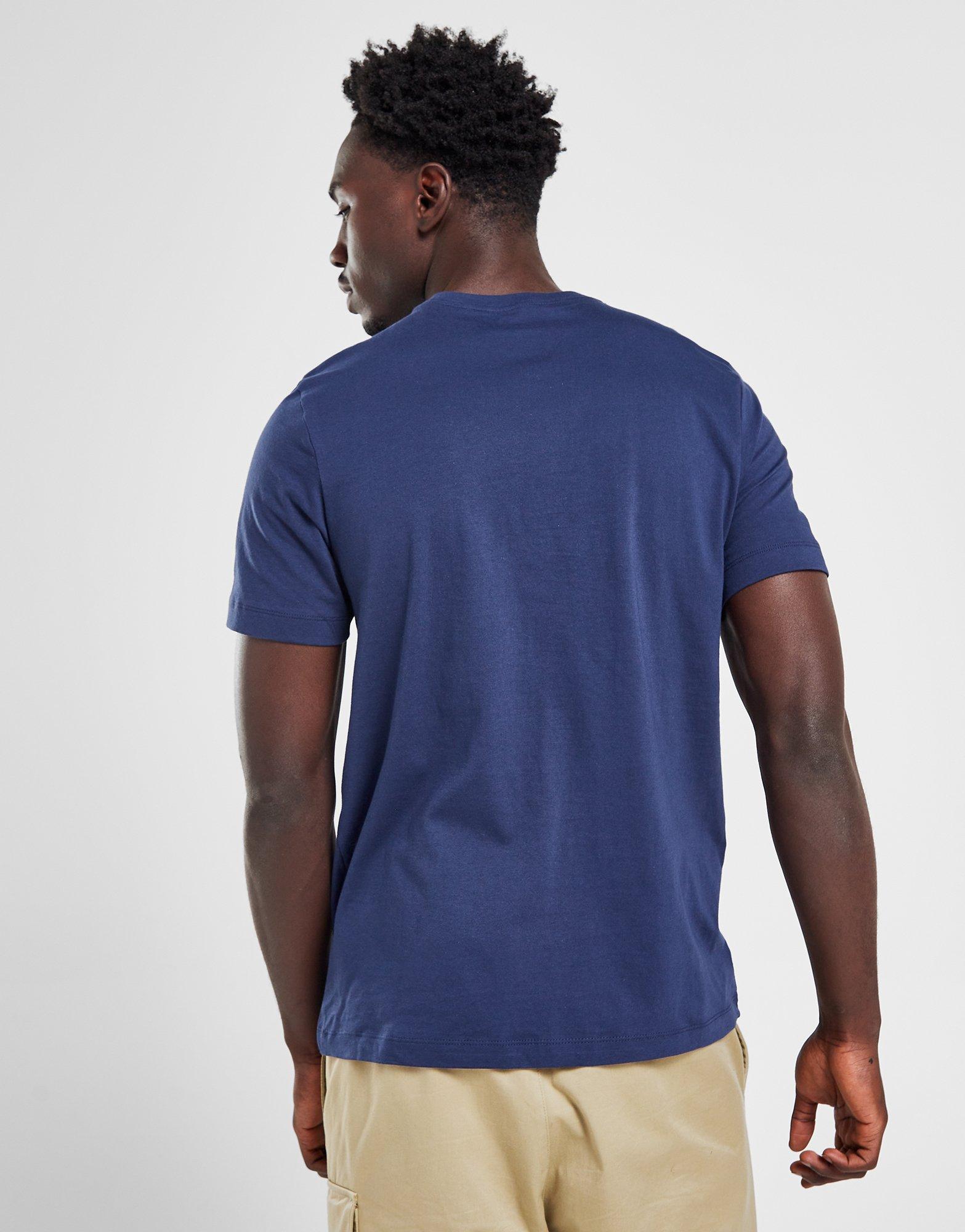 Férfi póló NIKE PÓLÓ M NSW TEE FRAN JDI VERBIAGE DZ2989-410 Sötétkék