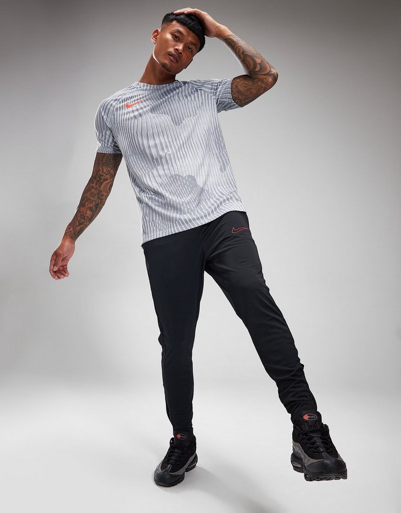 Koszulka, t-shirt męski NIKE T-SHIRT M NK DF ACD23 SS TOP AOP FB6576-100 Szary