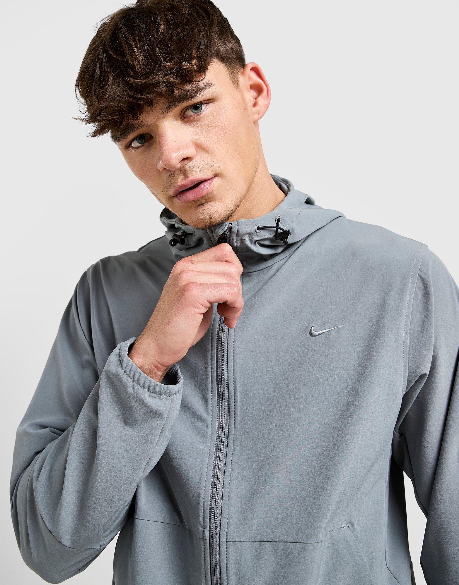 Férfi pulóverek NIKE PULÓVER KAPUCNIS M NK RPL UNLIMITED JKT FB7551-084 Szürke