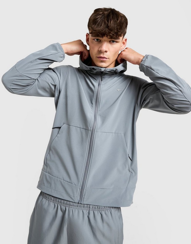 Чоловічі кофти NIKE КОФТА З КАПЮШОНОМ M NK RPL UNLIMITED JKT FB7551-084 Сірий