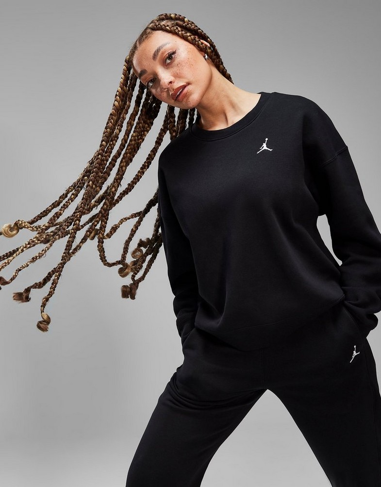 Bluza damska JORDAN BLUZA W J BRKLN FLC CREW 2 FN4491-010 Czarny