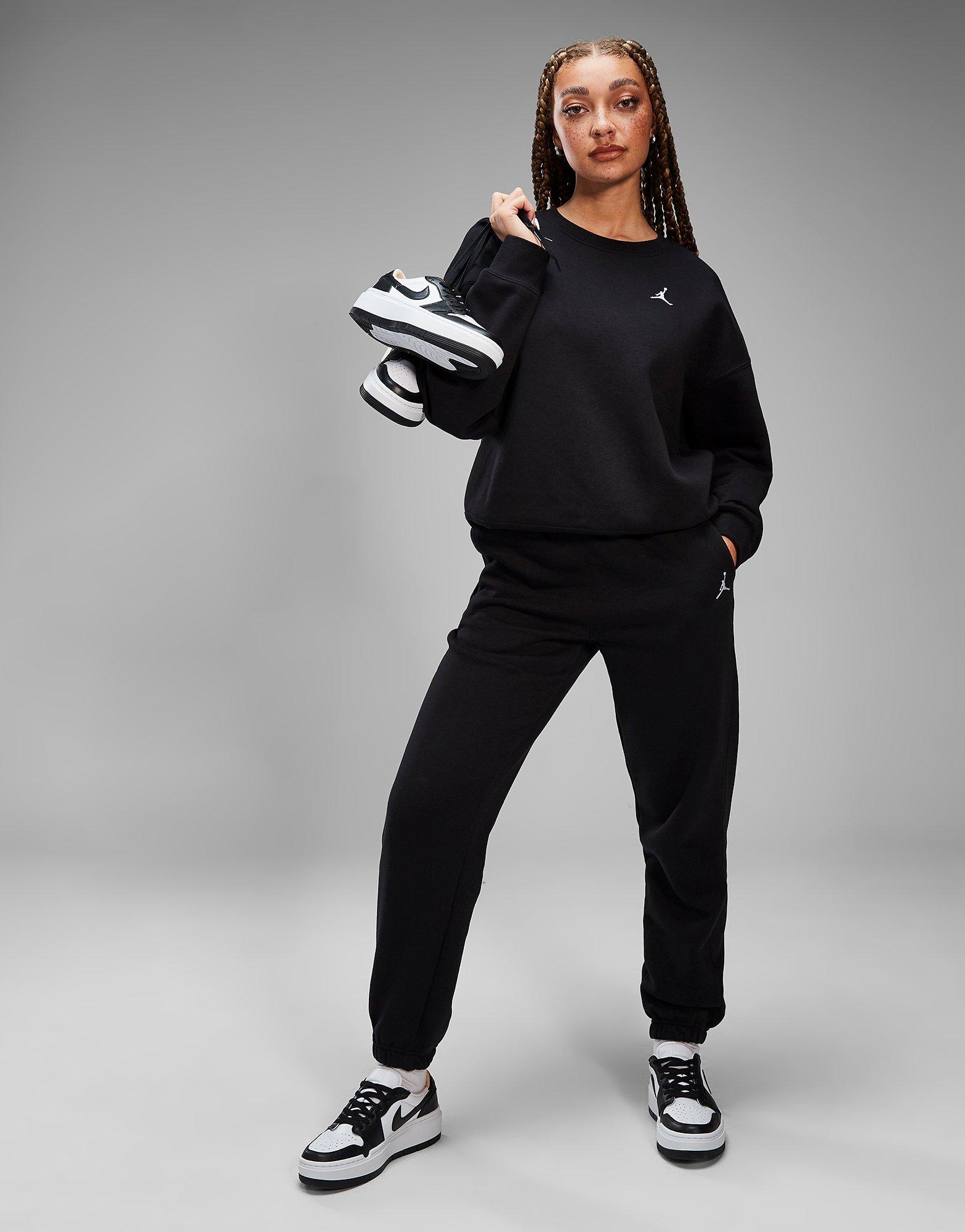 Dámska mikina JORDAN MIKINA W J BRKLN FLC CREW 2 FN4491-010 Čierna