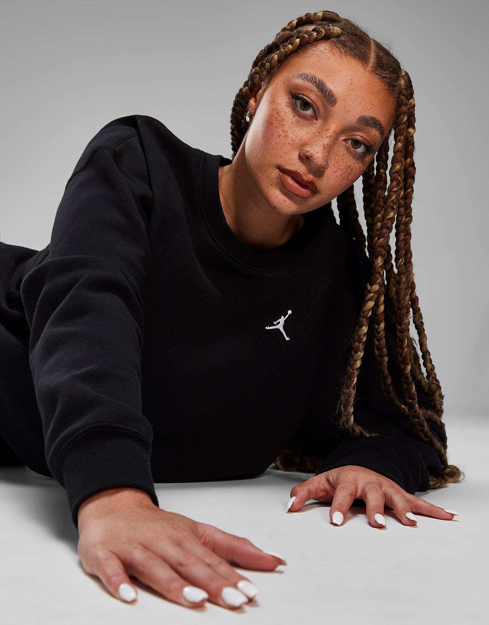 Dámska mikina JORDAN MIKINA W J BRKLN FLC CREW 2 FN4491-010 Čierna