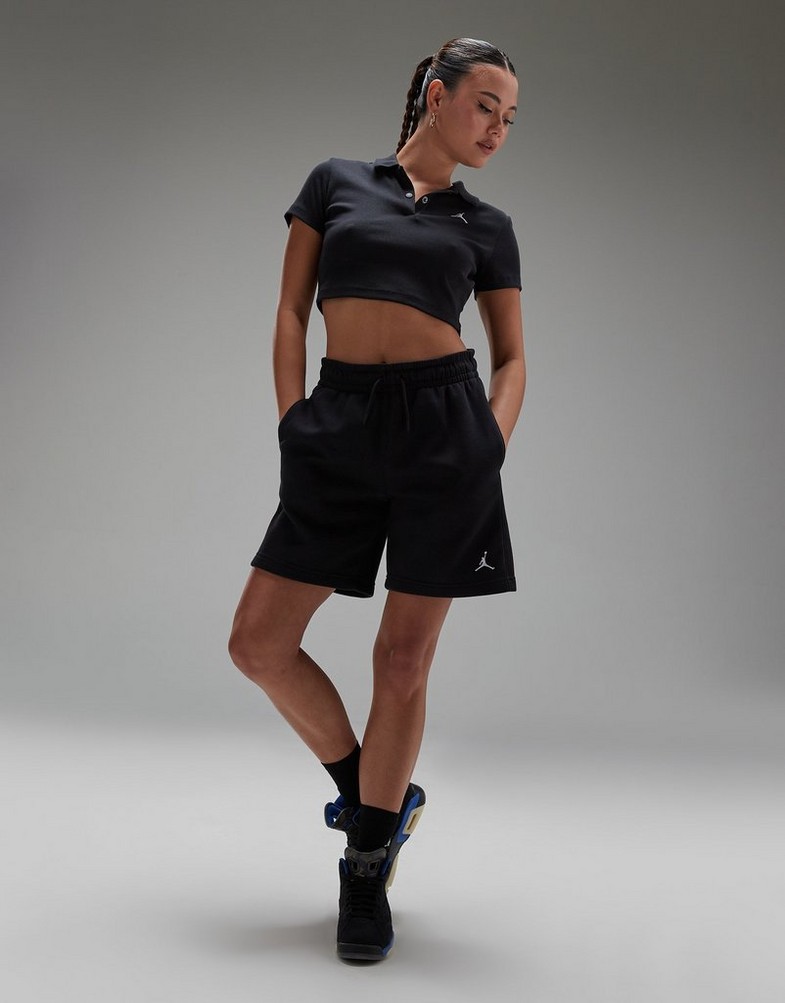 Жіночі шорти JORDAN ШОРТИ W J BRKLN FLC SHORT 2 FN4497-010 Чорний