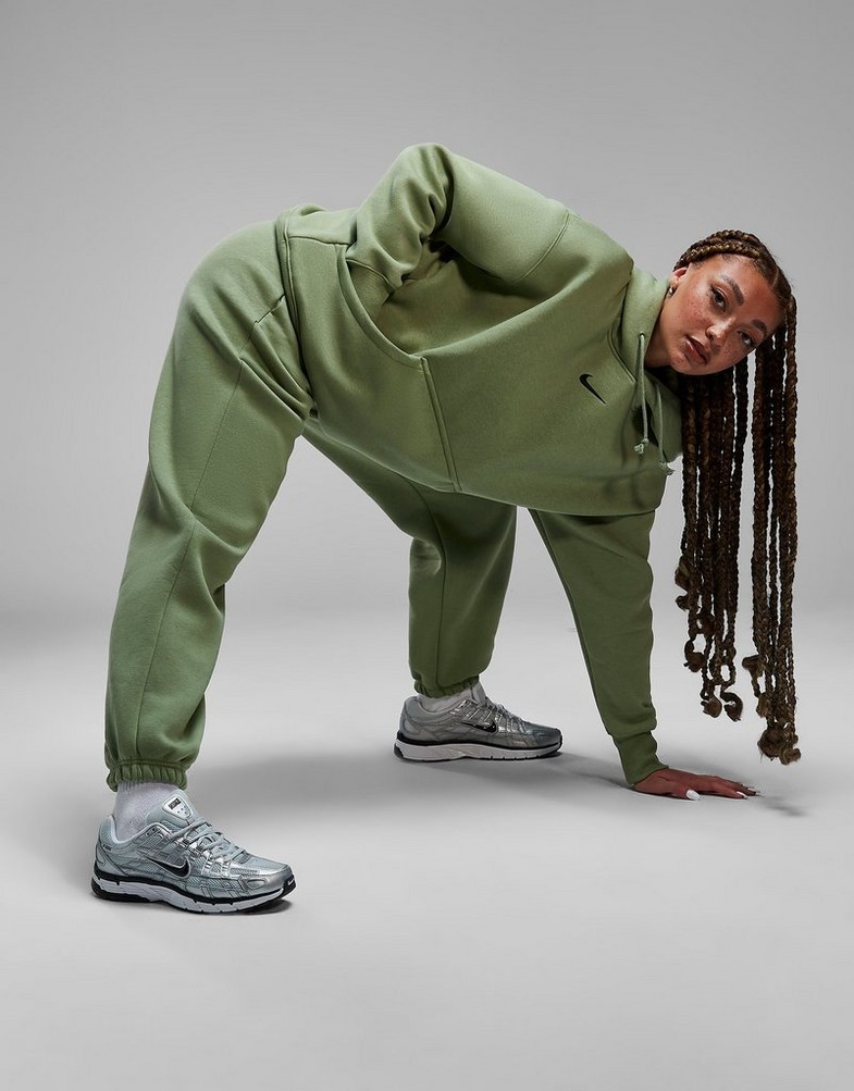 Bluza damska NIKE BLUZA Z KAPTUREM W NSW PHNX FLC OS PO HOODIE DQ5860-386 Khaki