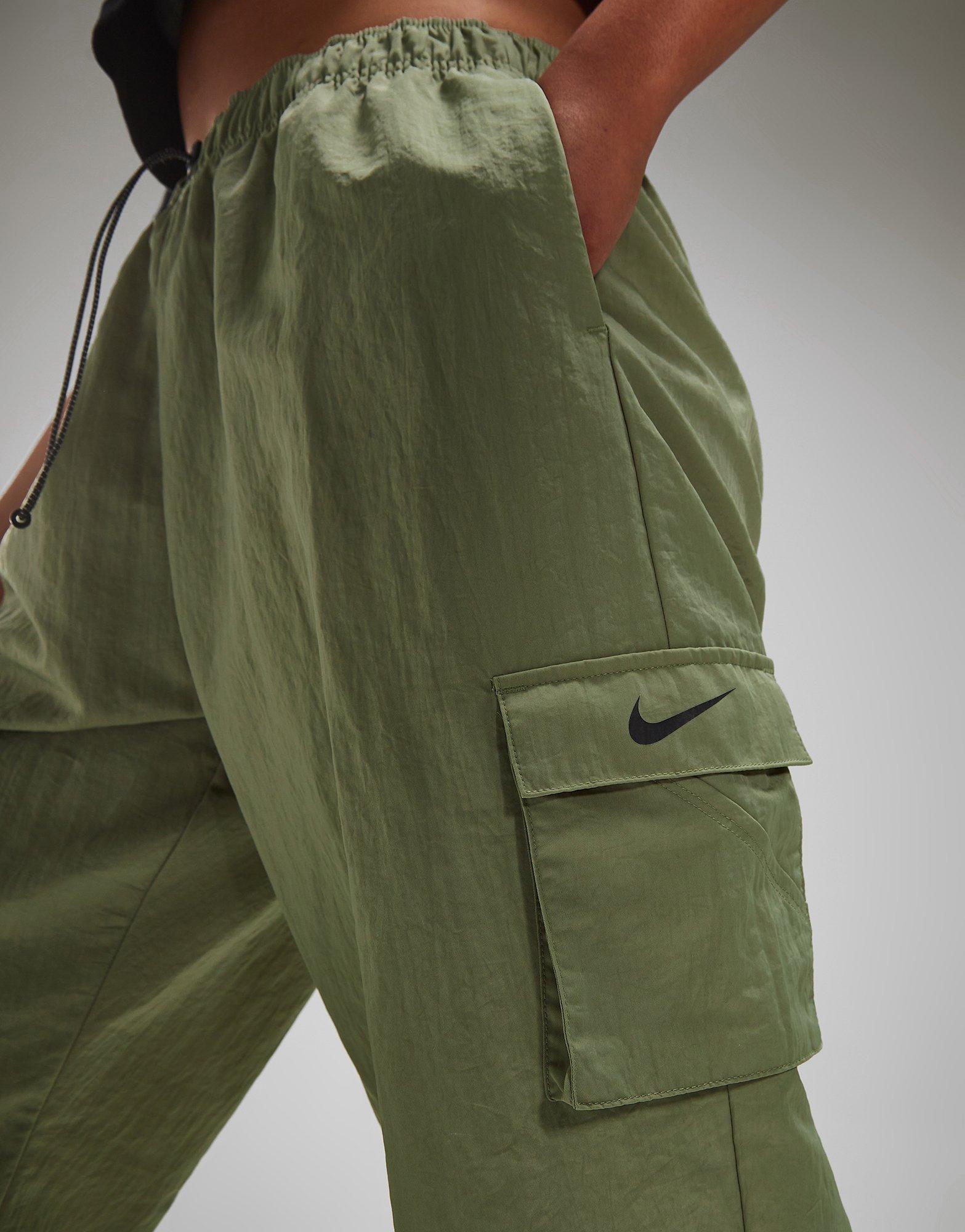 Дамски панталон NIKE ПАНТАЛОНИ W NSW ESSNTL WVN HR PNT CARGO DO7209-386 Каки