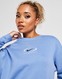 NIKE MIKINA W NSW PHNX FLC OS CREW PRNT SW