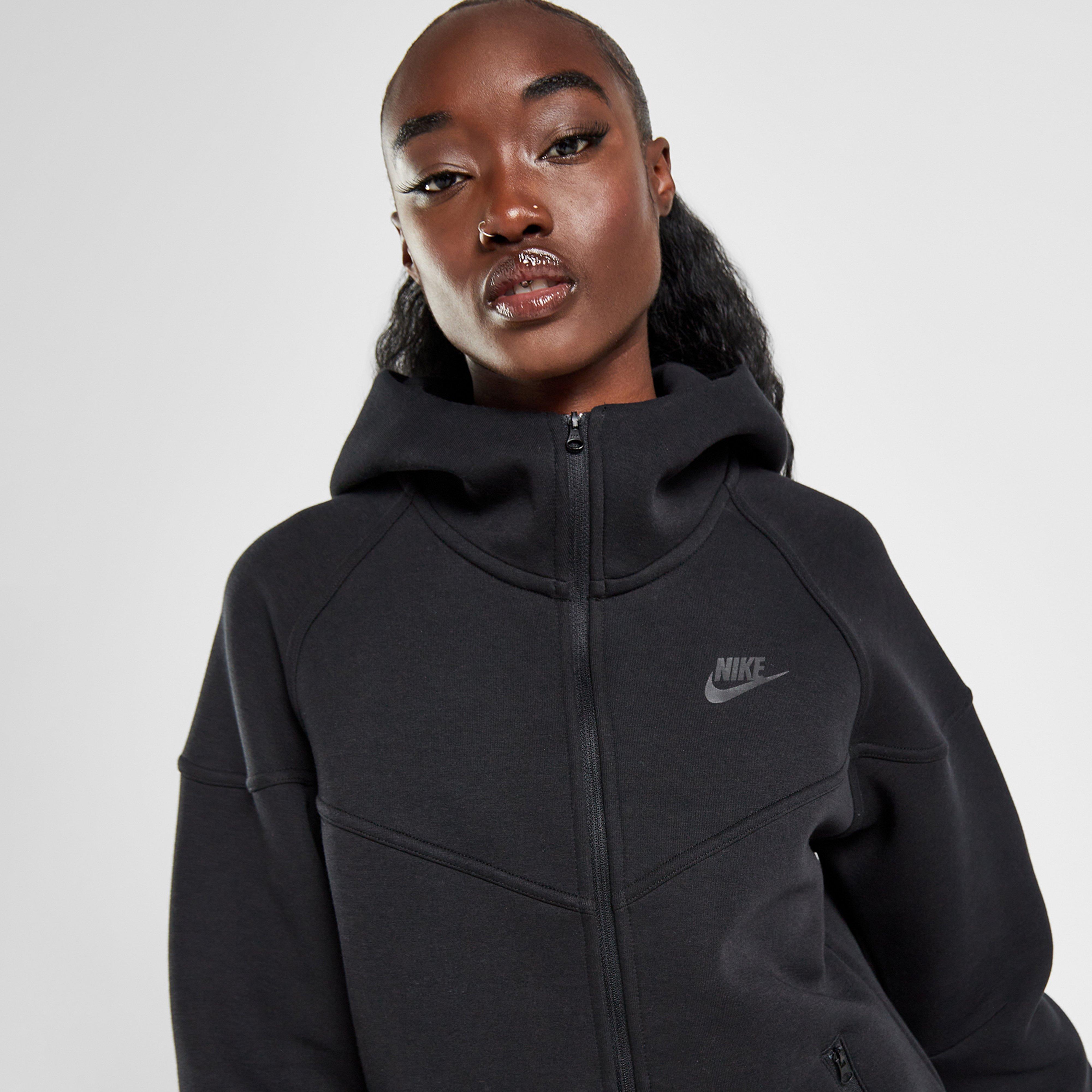 Bluză pentru femei NIKE BLUZĂ CU GLUGĂ W NSW TCH FLC WR FZ HDY