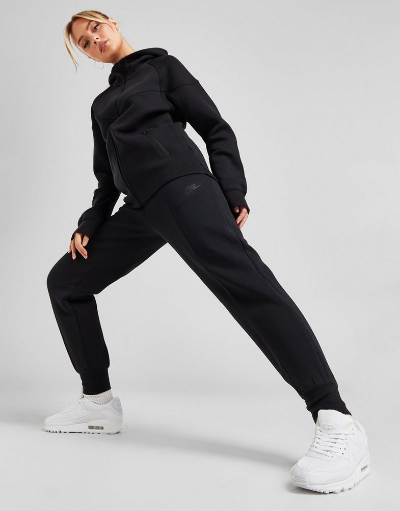 Жіночі штани NIKE ШТАНИ W NSW TCH FLC MR JGGR FB8330-010 Чорний