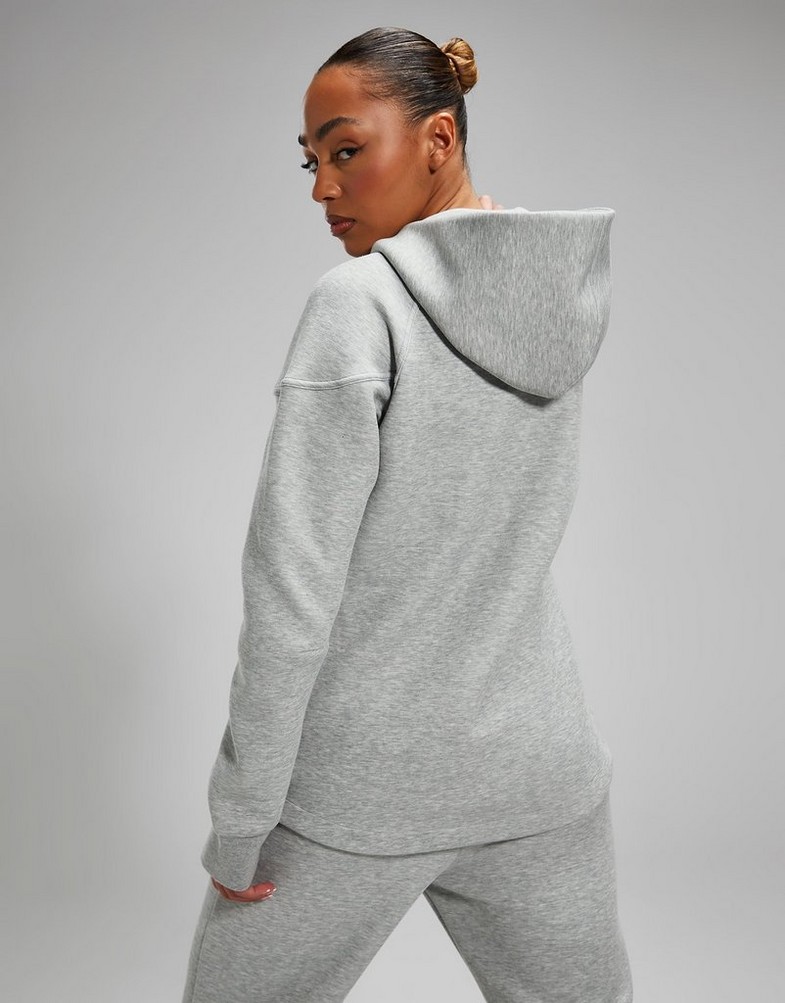 Жіночі кофти NIKE КОФТА З КАПЮШОНОМ W NSW TCH FLC WR FZ HDY FB8338-063 Сірий