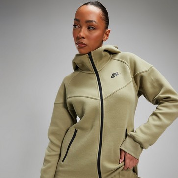 Ženski gornji dio trenirke NIKE VESTA S KAPULJAČOM W NSW TCH FLC WR FZ HDY