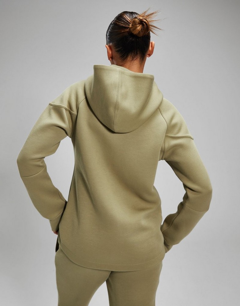 Női pulóver NIKE PULÓVER KAPUCNIS W NSW TCH FLC WR FZ HDY FB8338-276 Khaki